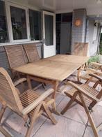 eucalyptus Houten Tuinset, Ophalen, Gebruikt, 8 zitplaatsen, Tuinset