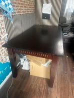 Eettafel + bijhorende spiegel, Huis en Inrichting, Tafels | Eettafels, Zo goed als nieuw, Vijf personen of meer, 150 tot 200 cm