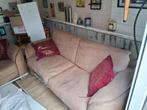 Taupe Suède Banken - 2-zits & 2,5-zits, Huis en Inrichting, Ophalen, Gebruikt, Minder dan 75 cm, 150 tot 200 cm