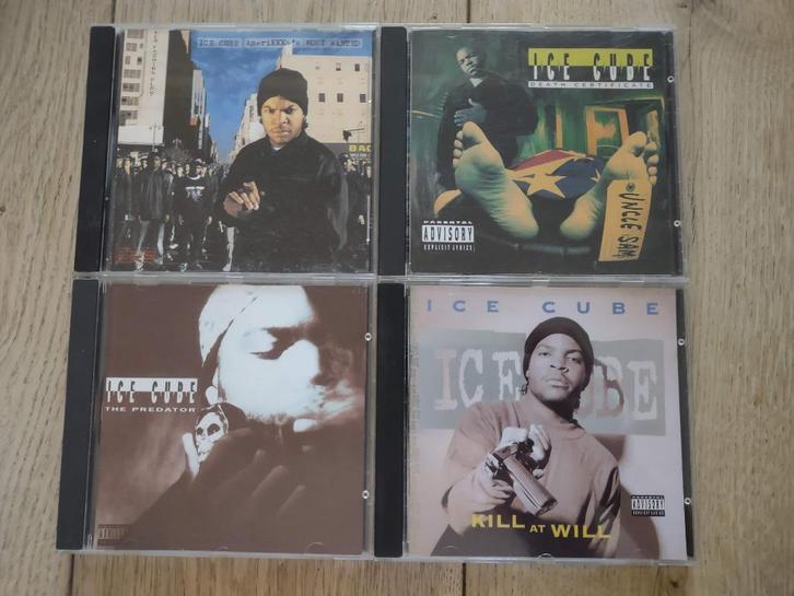 4 Ice Cube cd's incl. AmeriKKKa's Most Wanted, Kill at Will, Cd's en Dvd's, Cd's | Hiphop en Rap, Gebruikt, 1985 tot 2000, Ophalen of Verzenden