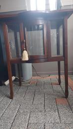 Eikenhouten theekastje. Breedte 65- hoogte 77-diepte 43., Ophalen of Verzenden