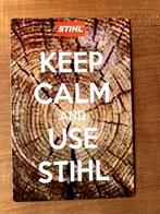 STIHL metalen reclamebord / wandbord (Old Look), Verzamelen, Merken en Reclamevoorwerpen, Reclamebord, Nieuw, Ophalen of Verzenden