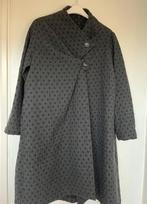 Cora Kemperman mantel jas zwart grijs stippen maat L, Kleding | Dames, Ophalen, Zo goed als nieuw, Zwart