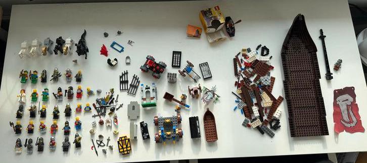 Lego Castle / Ridders poppetjes en onderdelen, Kinderen en Baby's, Speelgoed | Duplo en Lego, Gebruikt, Lego, Losse stenen, Ophalen of Verzenden