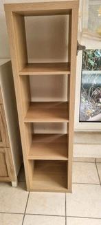 4 vaks kallax open kast vakkenkast 4x1 bruin Ikea ZGAN!, Ophalen, 100 tot 150 cm, Eikenhout, 50 tot 100 cm