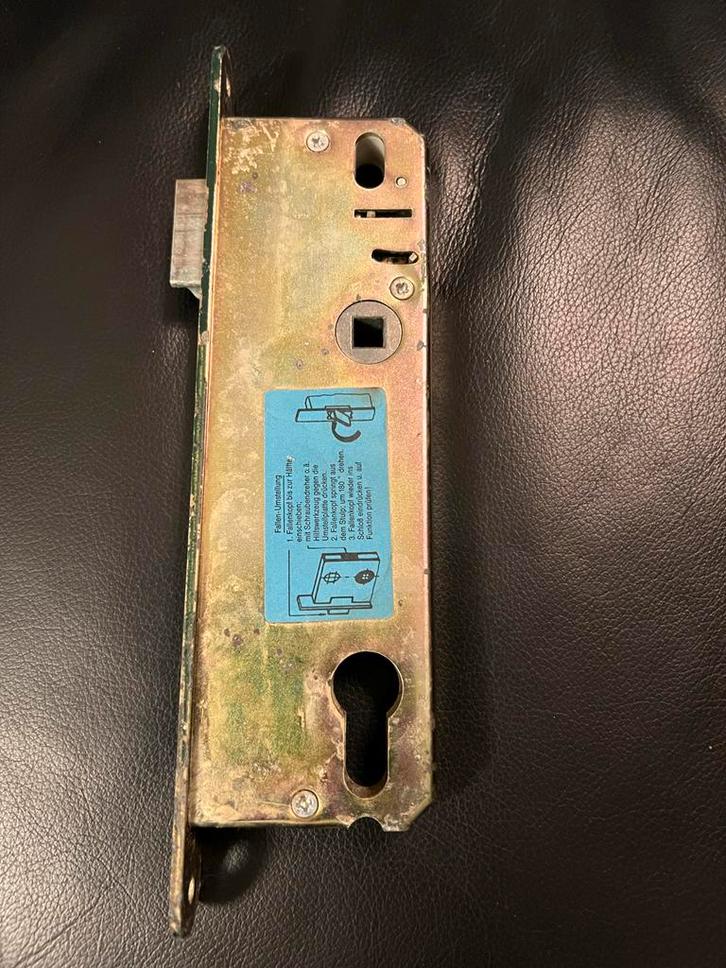 Schüco Schoot- en Dagschootslot, Doe-het-zelf en Verbouw, Hang- en Sluitwerk, Gebruikt, Slot, IJzer, Ophalen of Verzenden