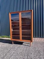 Vitrinekast boekenkast kast vintage, Ophalen, Gebruikt, C, 50 tot 100 cm