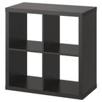 Ikea Kallax kast 2x2 vakken - Zwartbruin, Ophalen, Minder dan 50 cm, Gebruikt, Minder dan 100 cm