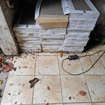 24 dozen 1m2  Piet Boon wax mud tiles 30x60cm beschikbaar voor biedingen