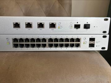 Complete UNIFI set - USGPRO4 + US24 500W PoE + 4x AP AC PRO beschikbaar voor biedingen