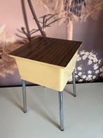 Retro Vintage doos tafeltje van Formica, Ophalen, Gebruikt, Kunststof
