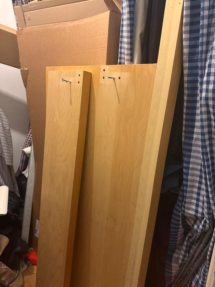 IKEA bed onderdelen - gratis af te halen, Huis en Inrichting, Slaapkamer | Bedden, Gebruikt, Eenpersoons, 160 cm, 200 cm, Hout