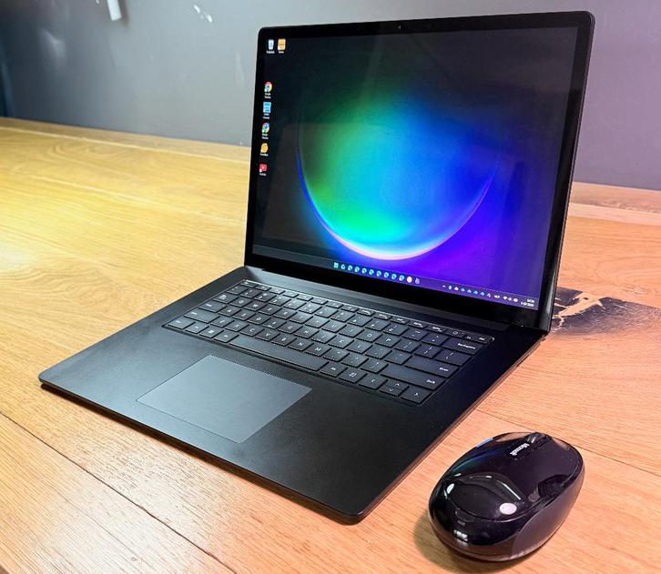 Surface Laptop 5 Zwart – Intel i7 – 16GB, Computers en Software, Windows Laptops, Zo goed als nieuw, 15 inch, SSD, 2 tot 3 Ghz