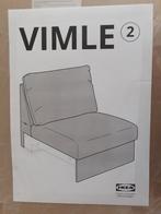 Nieuwe hoes VIMLE 1-zits  +  VIMLE hoek-element ikea, Eenpersoons, Nieuw, 75 tot 100 cm, Ophalen of Verzenden