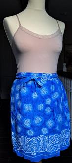 Strand-/wikkelrok, Ophalen of Verzenden, Gedragen, Blauw, Overige typen