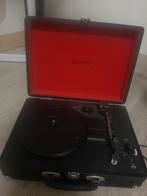 Denver platenspeler + kist met platen, Ophalen of Verzenden, Gebruikt, Platenspeler, Overige merken