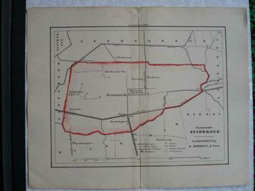 41 /Zuidbroek /Spitsbergen / Oosteinde / Meeden/ Litho 1862 beschikbaar voor biedingen