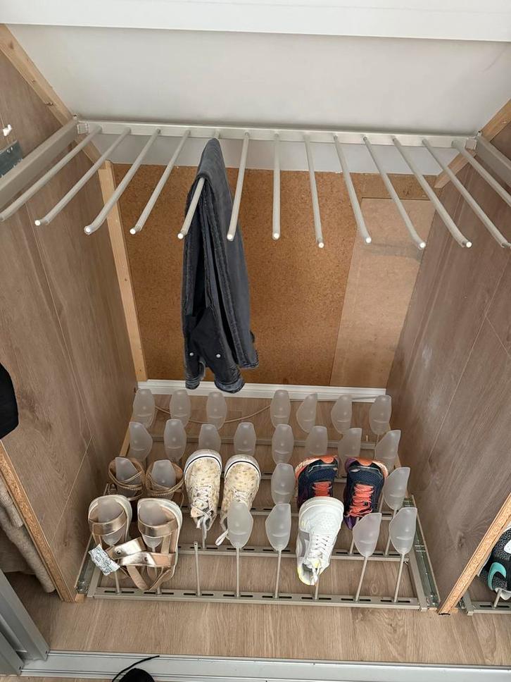 Ikea Pax kast onderdelen: broekenrek en schoenenrek, Huis en Inrichting, Kasten | Kledingkasten, Gebruikt, Minder dan 100 cm, Minder dan 50 cm