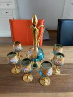 Gesigneerde Barbini Murano likeurset – Moderna label –, Ophalen