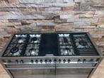 Luxe Smeg Fornuis RVS 6 pits + Grill 2 ovens 150 cm, Witgoed en Apparatuur, Fornuizen, Fornello Esperta, Ophalen of Verzenden