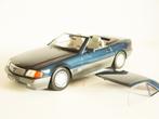 1/18 - KK Scale - Mercedes Benz 500 SL (R129) blauw met., Hobby en Vrije tijd, Modelauto's | 1:18, Ophalen of Verzenden, Nieuw