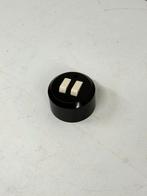 Bakeliet / bakelieten dubbele licht lamp schakelaar opbouw, Ophalen of Verzenden