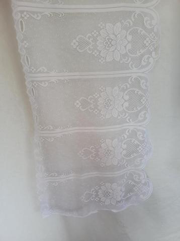 Leuk valletje wit kant hoogte: 45 cm lengte: 4 meter beschikbaar voor biedingen