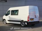 Renault Master 135PK Dubbel Cabine L2H2 LED Airco Cruise Par, Auto's, Bestelauto's, Gebruikt, Euro 6, 4 cilinders, 2242 kg