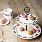 Boerenbont etagère nieuwstaat 2 laags, Ophalen of Verzenden, Zo goed als nieuw