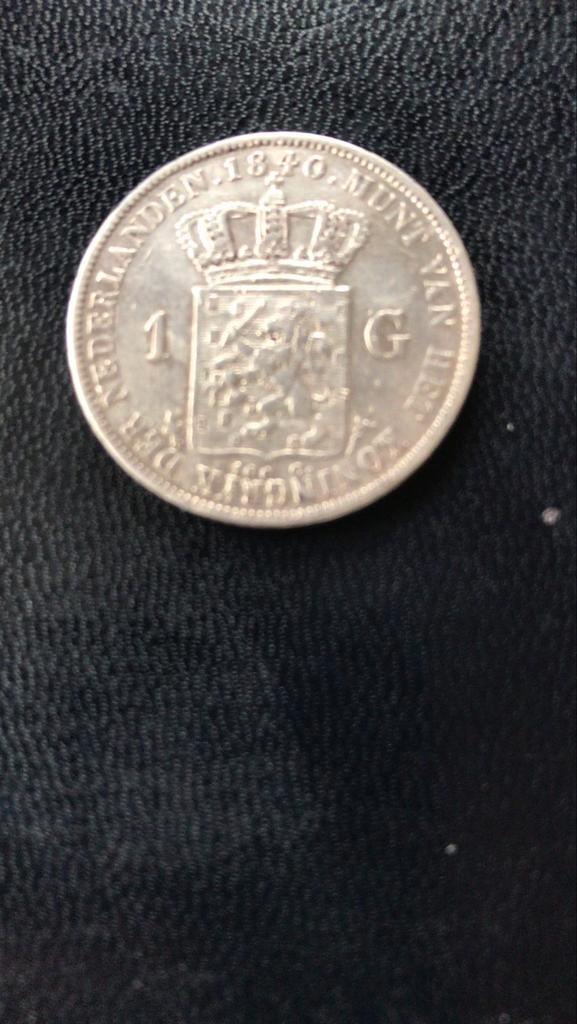 Zilveren Gulden 1840 - Mooi Exemplaar!, Postzegels en Munten, Munten | Nederland, Losse munt, 1 gulden, Koning Willem I, Zilver