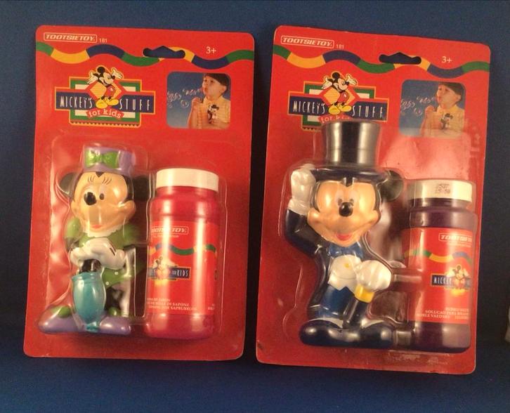 Mickey Mouse Bellenblaas - Vintage Set, Verzamelen, Disney, Nieuw, Beeldje of Figuurtje, Mickey Mouse, Ophalen of Verzenden
