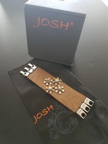 Josh Leren Armband Zilver/Edelstenen beschikbaar voor biedingen