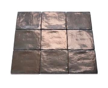 Wandtegel 13x13 Brons - Nieuw! beschikbaar voor biedingen