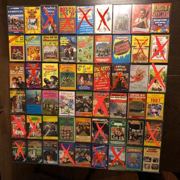 Diverse Schlager en Tiroler cassettes beschikbaar voor biedingen