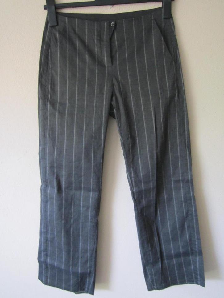 Annette Gortz broek met Boris jasje maat 36/38, Kleding | Dames, Broeken en Pantalons, Zo goed als nieuw, Maat 36 (S), Grijs, Verzenden