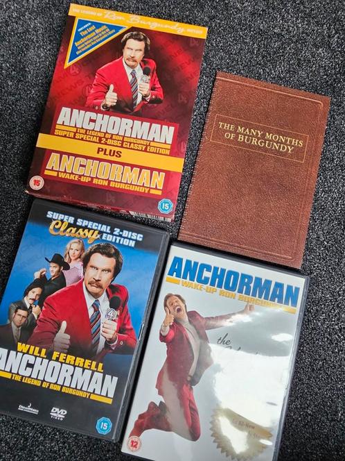 Anchorman DVD Boxset - Ron Burgundy, Cd's en Dvd's, Dvd's | Komedie, Gebruikt, Actiekomedie, Boxset, Vanaf 12 jaar, Ophalen of Verzenden