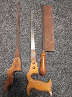 Set van 3 oude handzagen, Antiek en Kunst, Ophalen of Verzenden