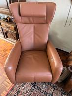 Prominent Sta-op Stoel - Leer, Huis en Inrichting, Fauteuils, Ophalen, Gebruikt, Leer, 75 tot 100 cm