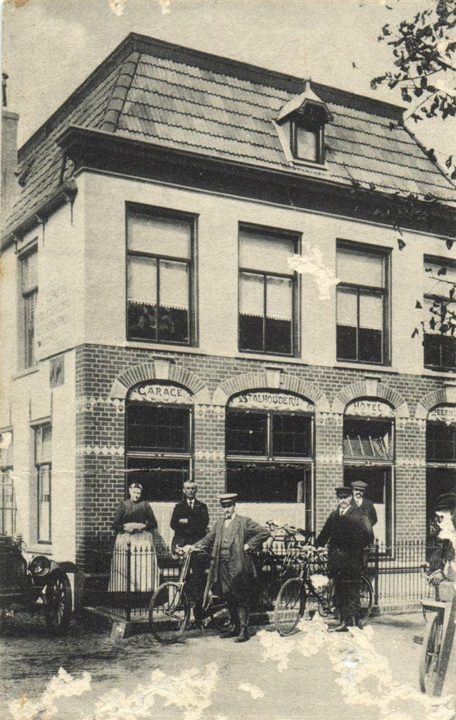 Hotel en Stalhouderij J. Teernstra, Balk - B-keus - ongelope, Verzamelen, Ansichtkaarten | Nederland, Ongelopen, Friesland, Voor 1920