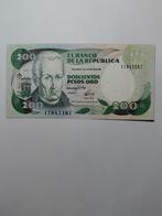 Colombia 200 Pesos Oro 1992, Ophalen of Verzenden, Zuid-Amerika, Los biljet