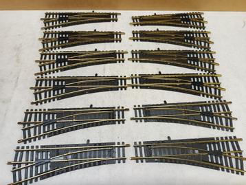FLEISCHMANN  WISSELS 6044  6 X LINGS 6 X RECHTS beschikbaar voor biedingen