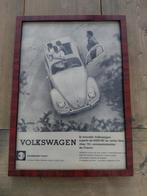 10 kaders met oude reclame volkswagen, Ophalen of Verzenden, Gebruikt, Reclamebord