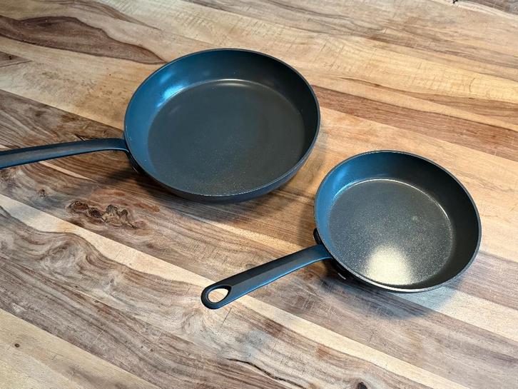 GreenPan Craft Koekenpannenset 20 + 28 cm, Huis en Inrichting, Keuken | Potten en Pannen, Zo goed als nieuw, Koekenpan of Braadpan