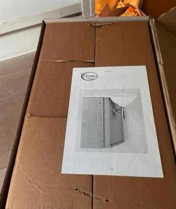Nipro fontana fontein set wasbak incl kast en sifon esdoorn beschikbaar voor biedingen