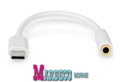 USB-C Adapter, USB C naar 3,5 mm Contra Audio Jack plug, Telecommunicatie, Mobiele telefoons | Toebehoren en Onderdelen, Nieuw