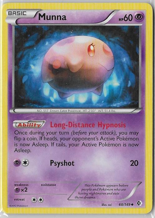 Boundaries Crossed,  Munna [uncommon] 68/149, Hobby en Vrije tijd, Verzamelkaartspellen | Pokémon, Nieuw, Losse kaart, Verzenden