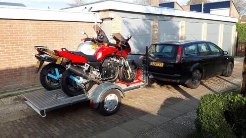 Aanhanger voor 2 motoren, Auto diversen, Aanhangers en Bagagewagens, Gebruikt, Ophalen