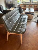 Imitatieleren bank en stoelen, Ophalen, Gebruikt, Overige kleuren, Hout