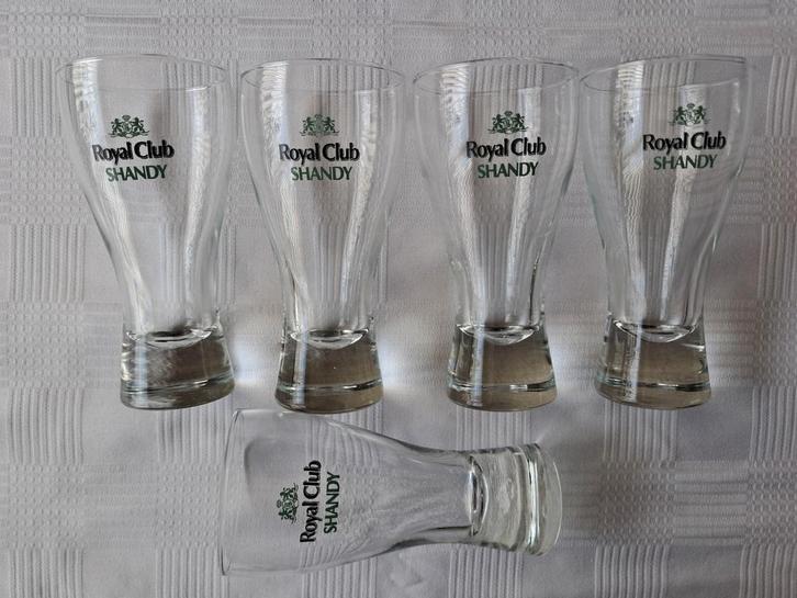 Royal Club shandy glazen z.g.a.n., Verzamelen, Glas en Borrelglaasjes, Zo goed als nieuw, Overige typen, Ophalen of Verzenden