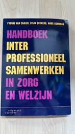Handboek interprofessioneel samenwerken in zorg en welzijn, Sociale wetenschap, Ophalen of Verzenden, Zo goed als nieuw, Hans Schuman; Yvonne van Zaalen; Stijn Deckers